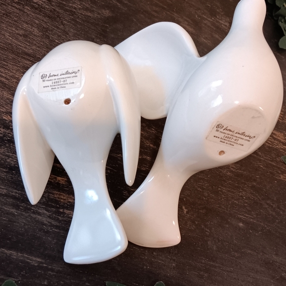 Vintage Home Interiors Resin Doves - Picture 4 of 4